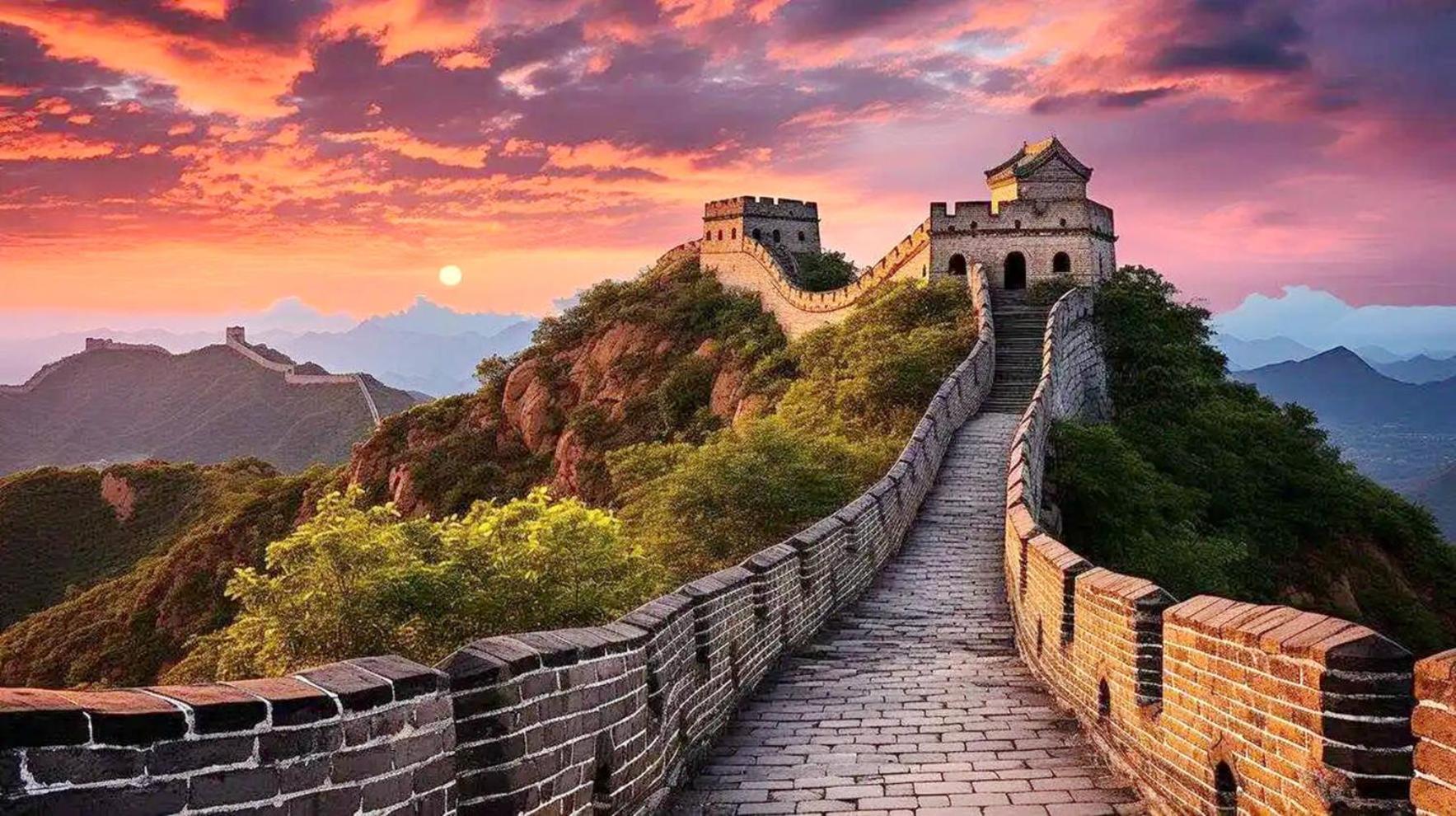 East Sacred Hotel--Very Near Beijing Tiananmen Square ,The Forbidden City,The Temple Of Heaven ,3 Minutes' Walk To Wangfujing Subway ,Located In The Center Of Beijing, Many Shopping Malls Around,Newly Renovated Hotel-Able To Receive Foreign Guests Exterior foto The Great Wall of China